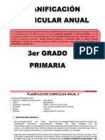 Planificación Curricular Anual 3°