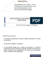 Aula 2 - Caracteristicas Das Aeronaves e Aeroportos