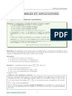 Ensembles Et Applications