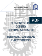 1a Parte Del Elem. de Diseño-Tuberias Valvulas y Accesorios