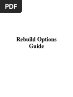 Rebuild Options Guide - EAME Version