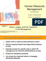 Human Resource Management: Ethics, Justice, and Fair Treatment in HR Management