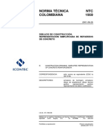 NTC 1959 Dibujos de Construcción. Representación Simplificada de Refuerzos de Concreto PDF