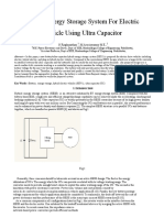 Hybrid Energy Storage System For Electric Vehicle Using Ultra Capacitor