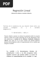 Regresión Lineal