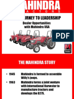 The Journey To Leadership: Dealer Opportunities With Mahindra USA