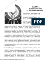 Tantra Nueva Tierra - El Despertar de La Energía Kundalini PDF