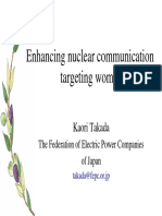 Enhancing Nuclear Communication Targeting Women: Kaori Takada