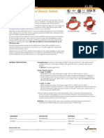 Mechanical-T Bolted Branch Outlets: Carbon Steel Pipe - Hole Cut Products