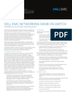 Dell EMC Networking S4048 On Spec Sheet