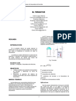 Informe Termistor