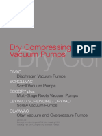 Dry Compressing Vacuum Pumps