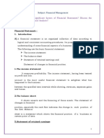 Q.1 What Are The Significant Factors of Financial Statements? Discuss The Various Tools of Financial Analysis?