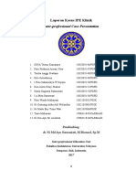 Inter-Professional Case Presentation: Laporan Kasus IPE Klinik