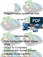 Programmable System On Chip: by Hari.U