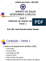 Aula 3 - Sistemas de Esgotamento Sanitário - Parte 1