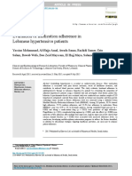 Evaluation of Medication Adherence in Lebanese Hypertensive Patients