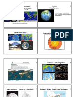 Geology 112 - Earthquakes 2: Outline Plate Tectonics