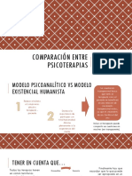 Comparación Entre Psicoterapias