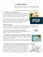 La Higiene Personal Texto Informativo