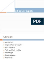 Regulated Power Supply Semester Presentation