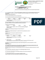 Ratio Assessment Exam Blood Bank