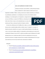 Incidencias A Nivel Ambiental en La Ciudad de Lima