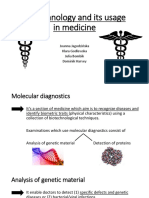 Biotechnology and Its Usage in Medicine: Joanna Jagodzińska Klara Godlewska Julia Bombik Dominik Harvey