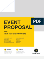 Event Proposal: Your Best Event Partners