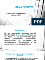 Teorema de Bayes.