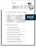 Defining Relative Clauses