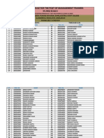 Interview Schedule MT