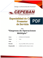 Empresa de Operaciones Múltiple