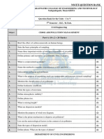 Nscet-Question Bank: Semester Branch