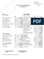 Estado de Situacion Financiera