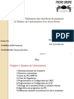 Conception Et Réalisation Des Interfaces de Puissance Et Gestion de L'alimentation Dun Micro-Drone