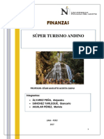 Finanzas - Turismo Andino