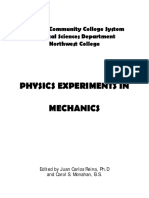 Physics I Lab Manual