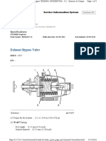 Exhaust Bypass Valve: Specifications