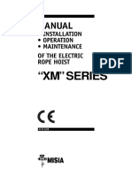 Manual: "XM" Series