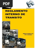 Reglamento Interno de Transito