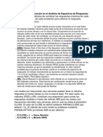 Métodos de Combinación en El Análisis de Espectros de Respuesta