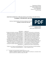 Disciplinamiento y Drama Social en Chile - Paulo Alegria Muñoz PDF