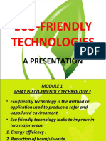 Eco-Friendly Technologies: A Presentation