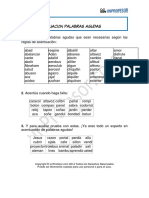 Ejercicio Acentuacion de Las Palabras Agudas 58 PDF