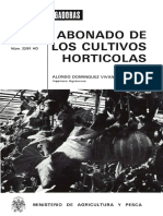 Abonado de Cultivos Horticolas