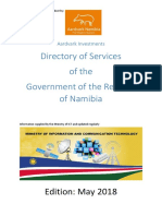 Aardvark Directory of Services of The Government of The Republic of Namibia - May 2018