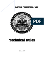 WAF Rule Book 2017