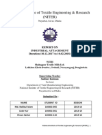 Industrial Attachment of Shohagpur Textile Mills Ltd.