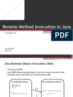 Lecture 07 Remote Method Invocation in Java